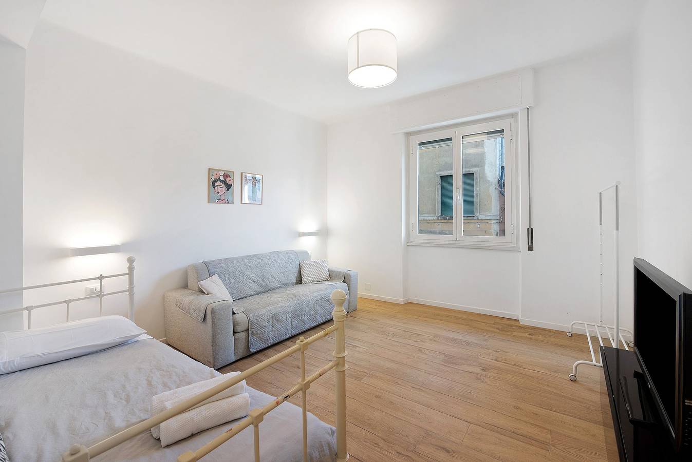 Apartamento inteiro, Apartamento 'La Casetta Di Leo' com varanda, acesso Wi-Fi e ar condicionado in Génova (Cidade), Génova