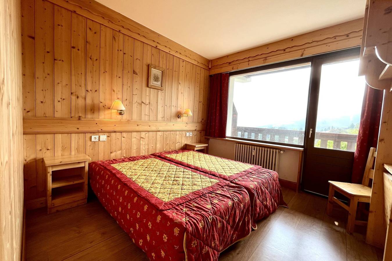 Apartamento entero, Bright 50 m² cocoon with balcony in Combloux. in Combloux, Pays du Mont-Blanc
