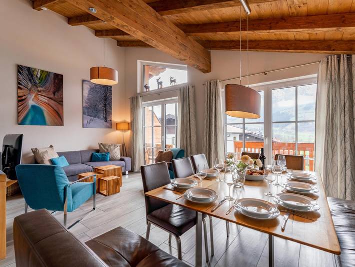 Ferienhaus für 10 Personen, mit Balkon und Terrasse sowie Garten und Sauna in Piesendorf - 4