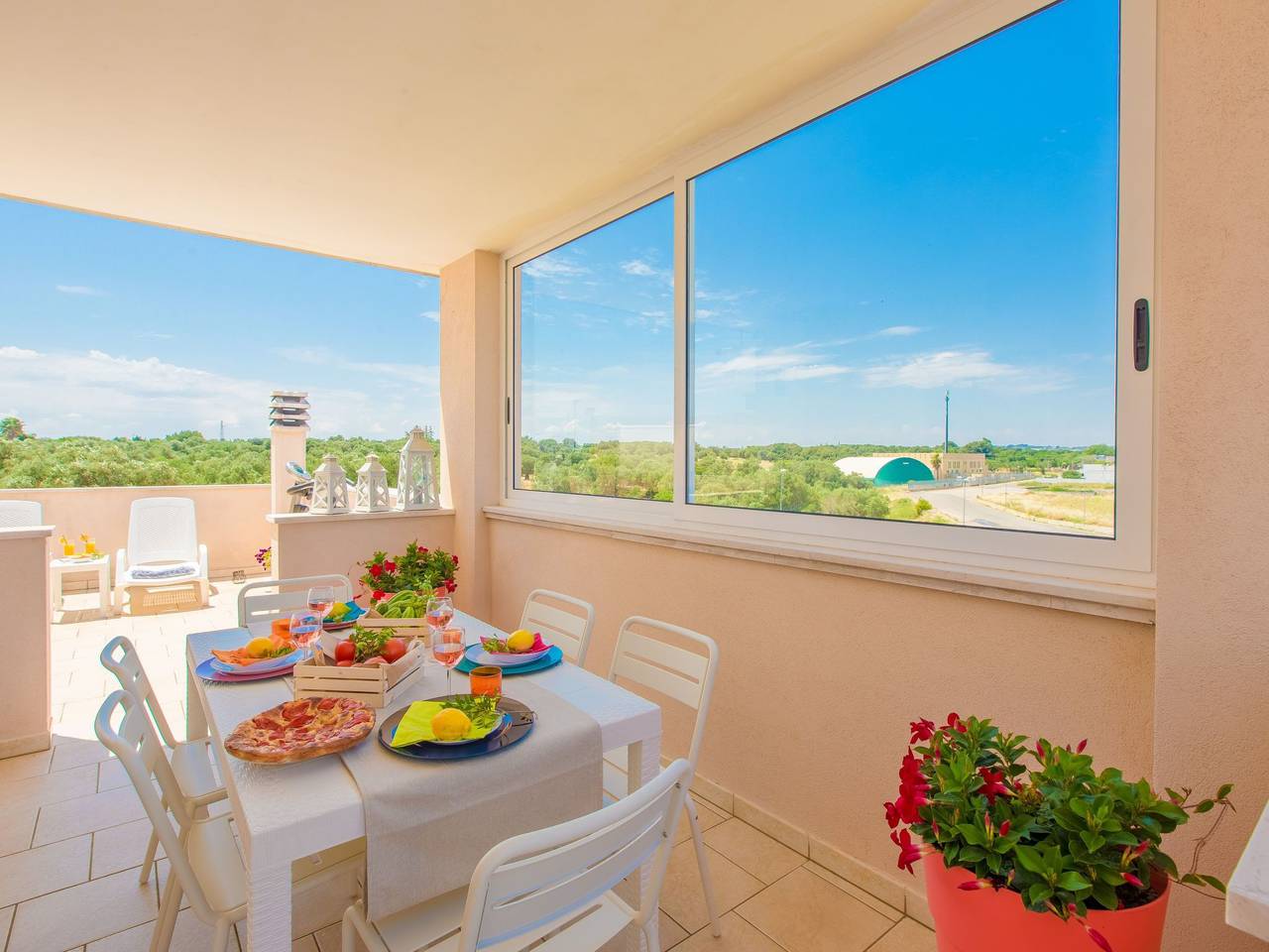 Ganze Wohnung, Die Wolke auf den Pedalen in Carovigno, Salento