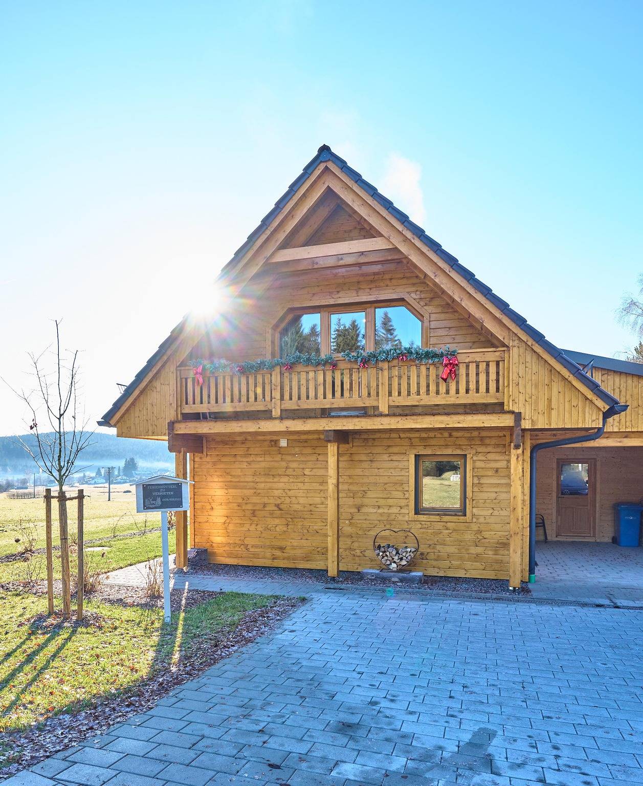 Manu´s Hoizhütterl - Gemütliches Holzferienhaus mit Kaminofen in Sankt Oswald-Riedlhütte, Šumava Mountains