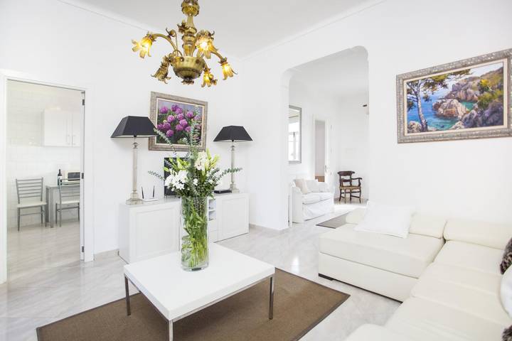 Tres Pins - Schönes Ferienhaus mit privater Terrasse und 300 m vom Strand entfernt. Kostenlosem W-Lan in Playa de Colonia de Sant Pere (Artà), Artà