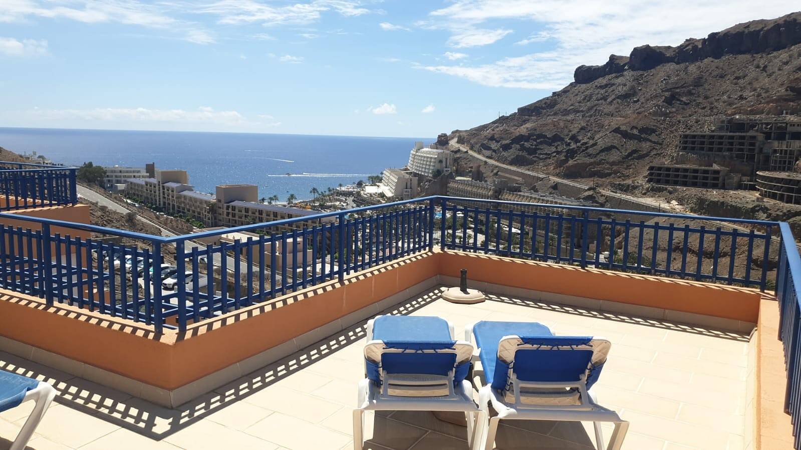 Ganze Wohnung, Ferienwohnung 'Paraíso Taurito' mit Meerblick, Terrasse, Gemeinschaftspool & Wlan in Taurito, Gran Canaria Süd