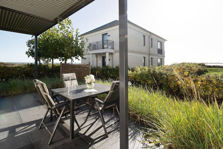 Ferienwohnung für 6 Personen, mit Garten und Sauna sowie Terrasse, mit Haustier in Fehmarnsund