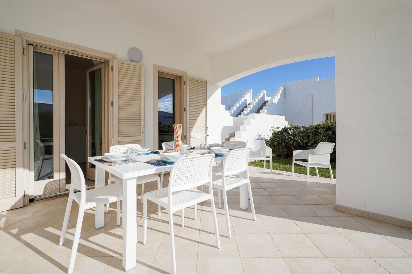 Casa de vacaciones "Villa Terry" con vistas al mar, jardín y Wi-Fi in Diana Marina, Salento