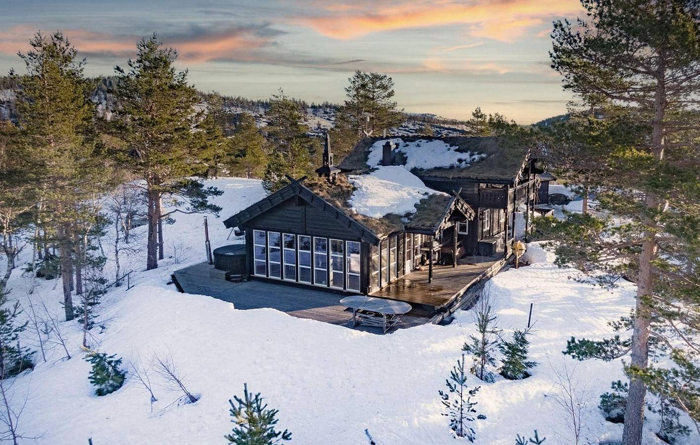 Maison de vacances pour 10 personnes avec vue in Drangedal