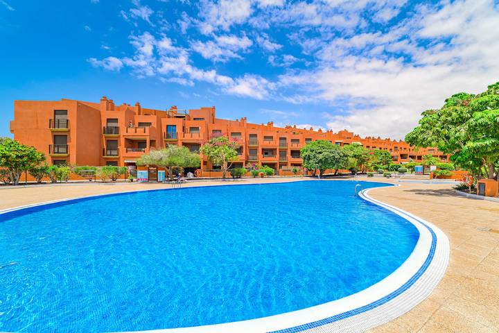 Apartamento para 4 personas, con Jardín y Piscina en La Tejita