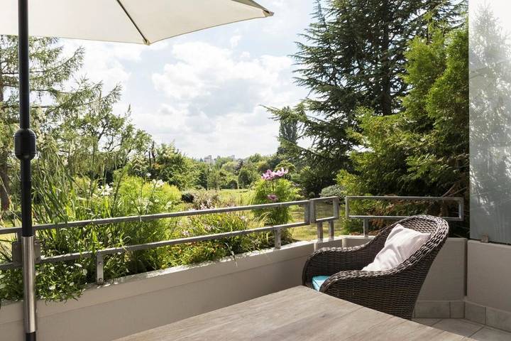 Ferienwohnung für 4 Personen, mit Balkon und Ausblick in Konstanz