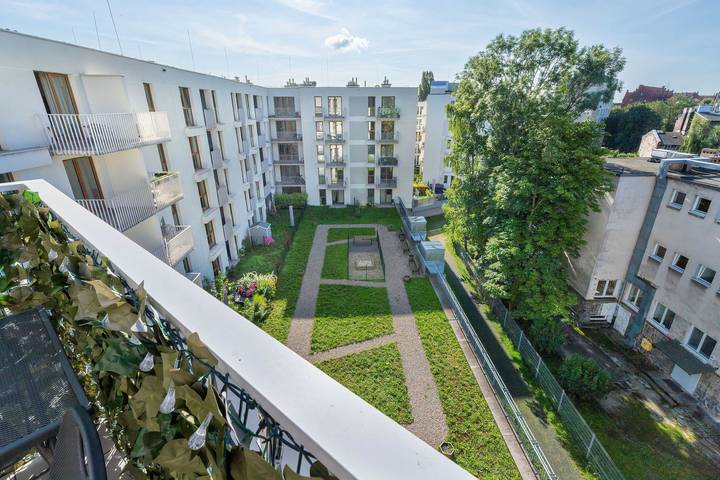 Ganze Wohnung, Spacious Apartment | Parking, Balcony, Close to Old Town in Danzig, Zatoka Gdańska