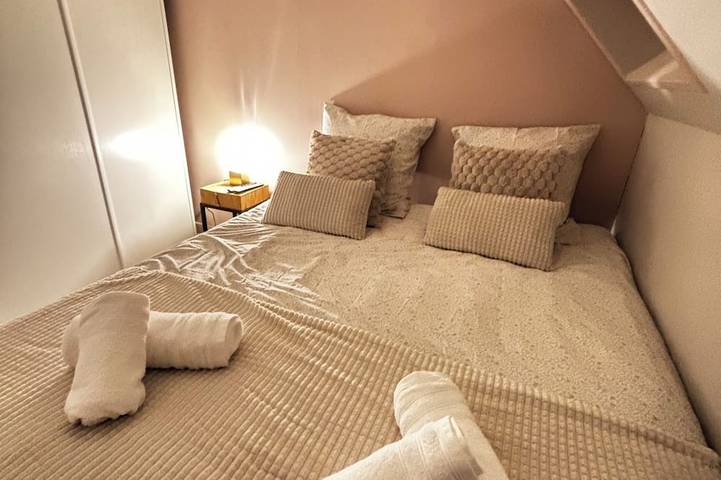Appartement entier, Le rêve bleu de Jeanne et Marie - duplex vue mer 6 personnes proche du Touquet in Cucq, Région de Montreuil
