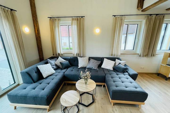 Ferienwohnung für 9 Personen, mit Balkon und Sauna