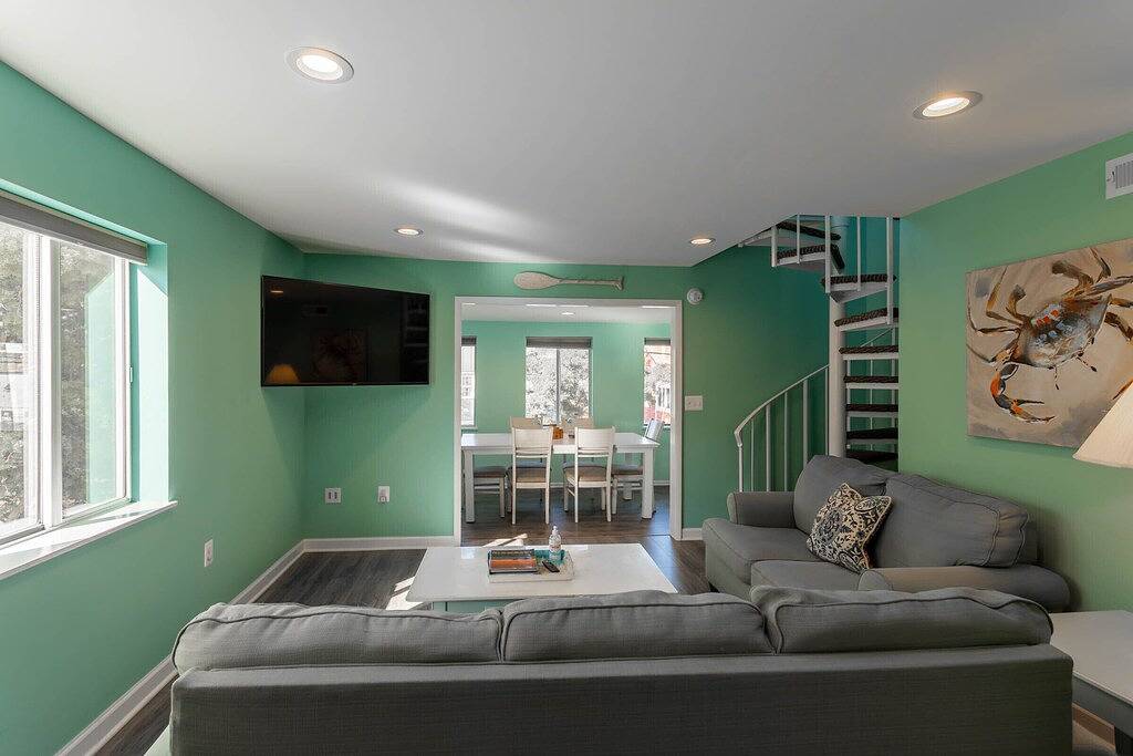 Ganze Wohnung, Willkommen bei Beach Pebbles! Zweite Ocean Block Wohnung für 8 Personen bequem in Rehoboth Beach, Sussex County (Delaware)