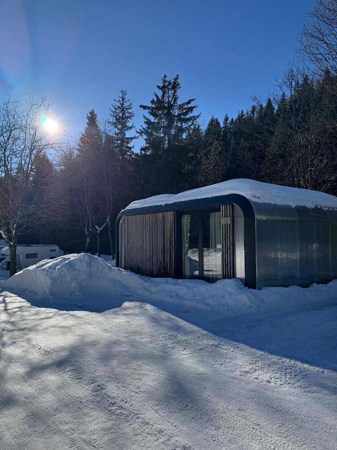 Kemping dla 4 osób, z taras i sauna oraz widok w Czechy