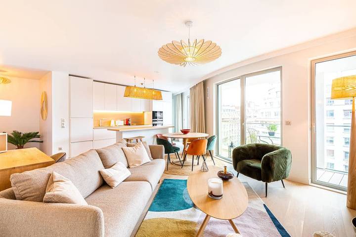 Gîte pour 4 personnes, avec balcon/terrasse dans Parc des Princes