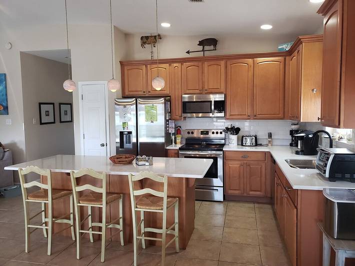 Vacation house for 8 people, with balcony and pool, with pets in Fort Morgan