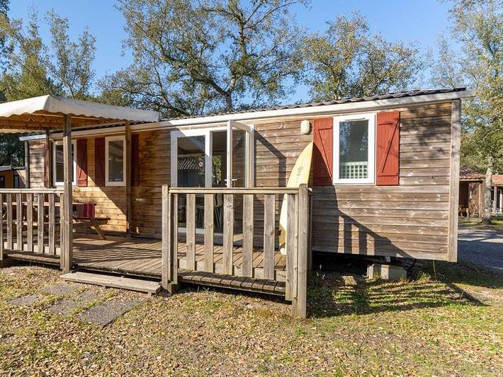 Mobil home pour 7 personnes, avec bassin pour enfant dans Etang De Soustons - 2