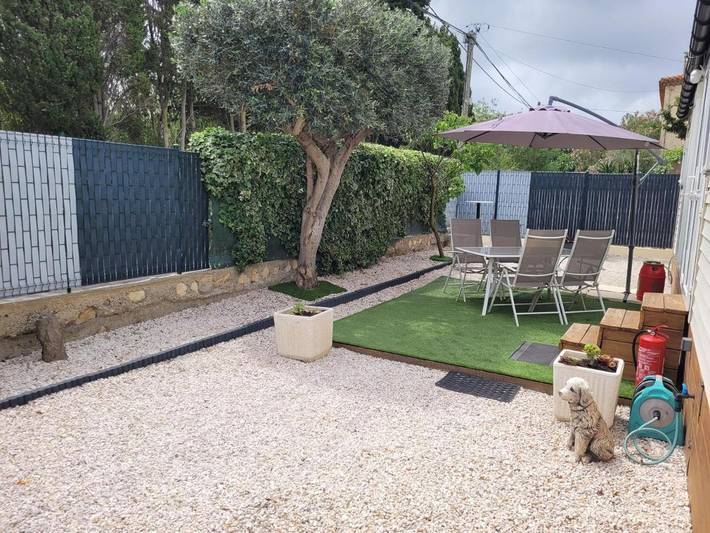 Location de vacances pour 4 personnes, avec jardin ainsi que vue et piscine, animaux acceptés à Sigean - 4