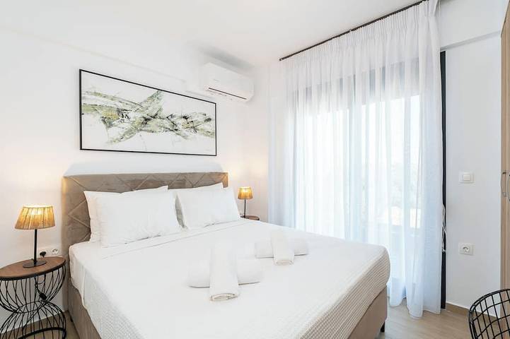 Ganze Wohnung, White Dream One-bedroom Apartment With Pool Access in Skala Rachoniou, Thassos