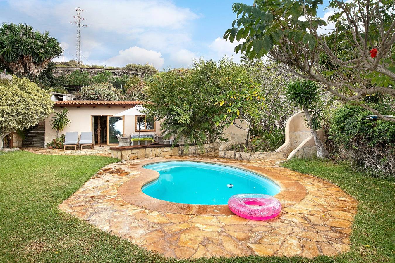 Ferienhaus "Casa Anakena" mit Meerblick und Wlan in Guía de Isora, Teneriffa Süd