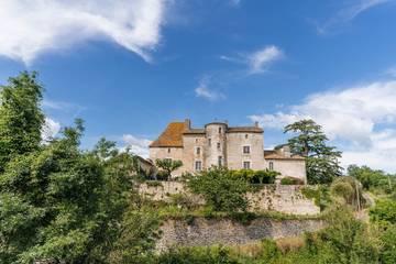 Château pour 26 personnes, avec terrasse et jardin dans le Lot