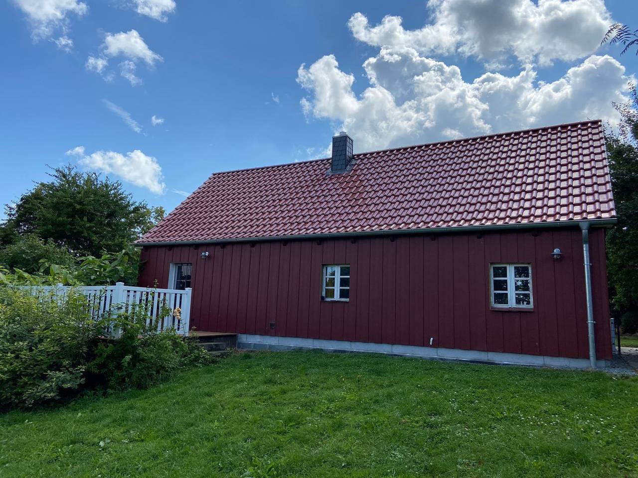 Haus in Zimmert mit Terrasse, Grill und Garten in Rieseby, Rendsburg-Eckernförde