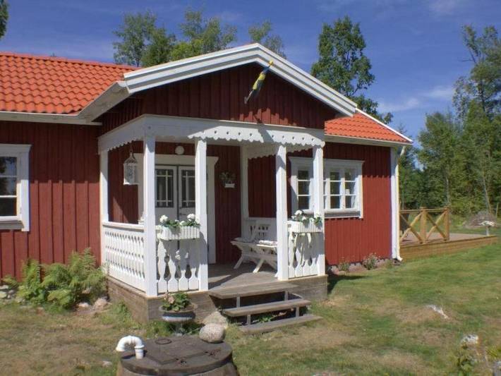 Ferienhaus für 4 Personen, mit Terrasse und Garten sowie Sauna
