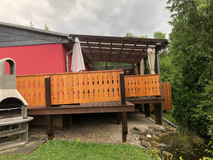 Ferienhaus für 4 Personen, mit Terrasse und Garten in Blankenburg