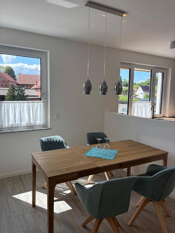 Ferienwohnung für 4 Personen, mit Balkon und Ausblick in Spangenberg