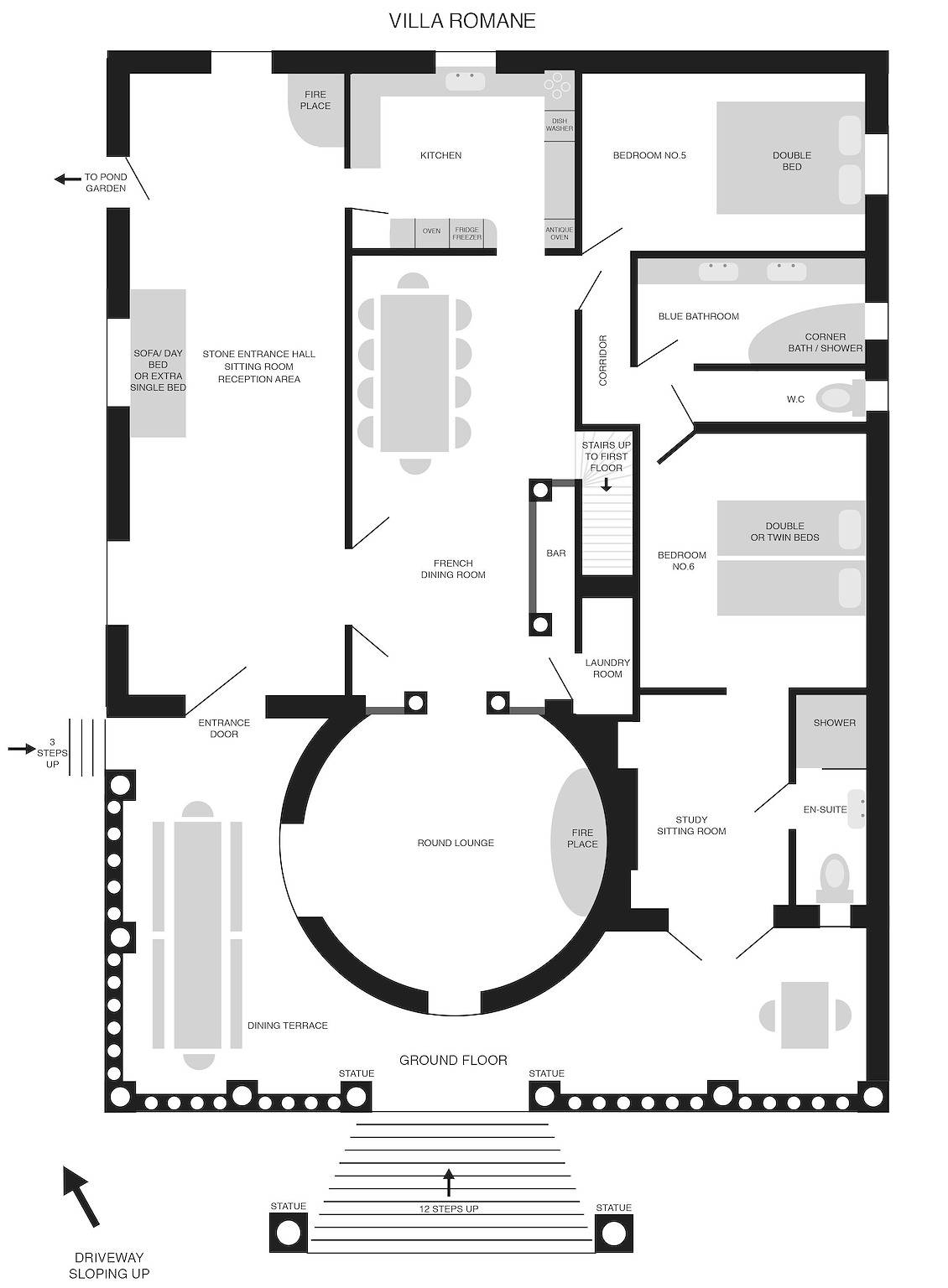 Villa Romane in Beaucaire, Region de Nimes