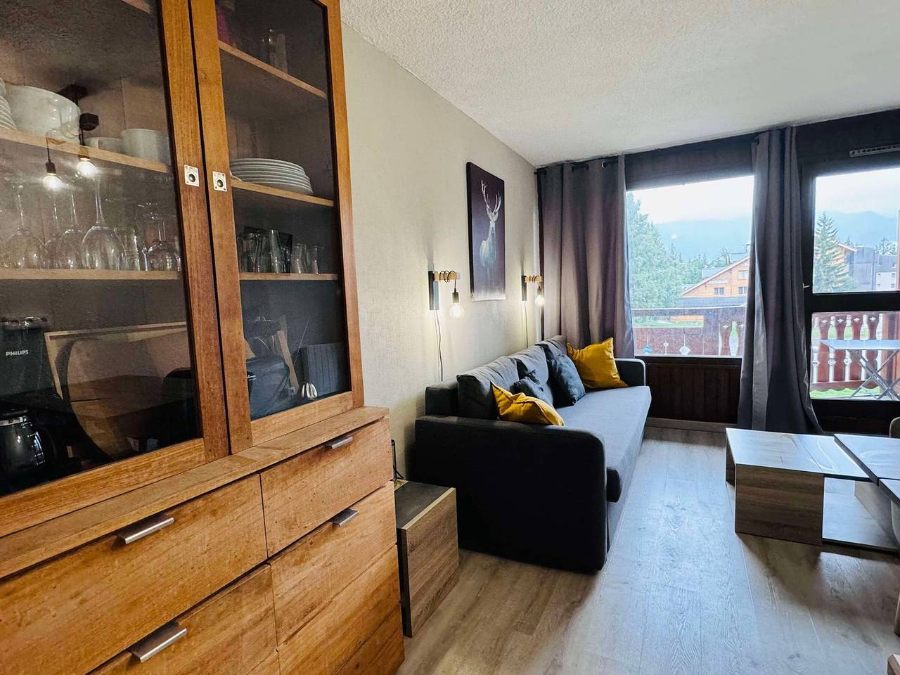 Ganzes Studio, Studio in Les 2 Alpes für 4, sonniger Balkon in Mont-de-Lans, Les Deux Alpes