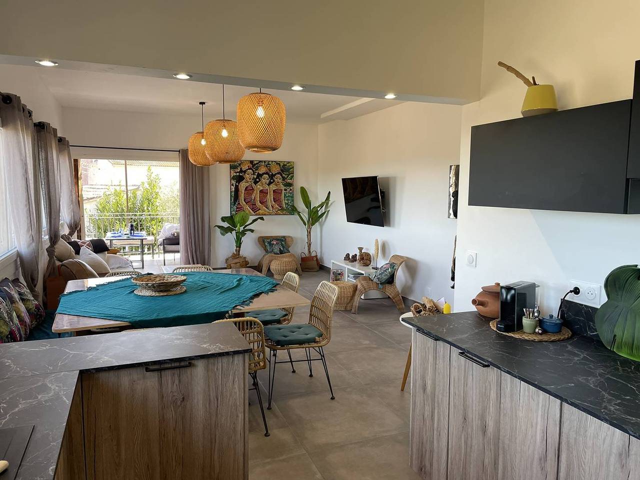 Apartamento entero, Vista Mare- 8 pers- proche plage et commerces in Sari-Solenzara, Distrito de Sartène