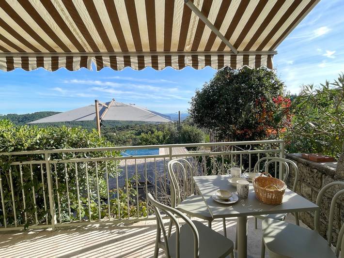 Villa for 4 personer med have in Chassiers, Parc naturel régional des Monts d'Ardèche
