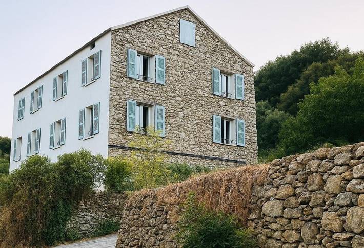 Maison de campagne pour 6 personnes, avec jardin ainsi que vue et piscine à Murato - 2