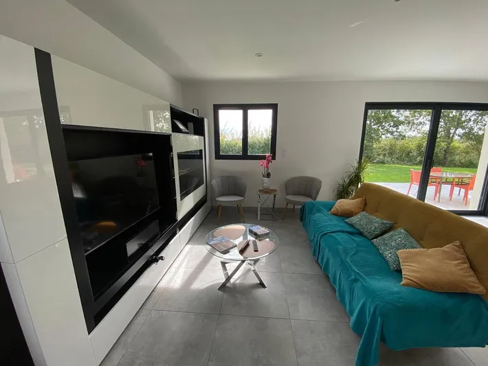 Ferienhaus für 6 Personen, mit Ausblick und Terrasse sowie Garten - 1