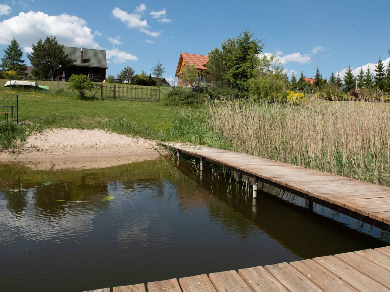 Dom niebieski in Mazurie