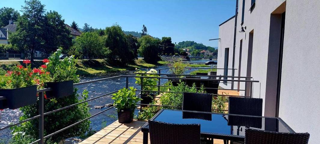 Vakantieappartement voor 3 personen, met uitzicht en terras in Pilsen Regio