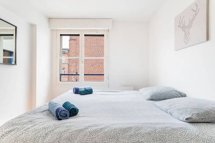 Gîte pour 4 personnes, avec balcon/terrasse, adapté aux familles à Lille - 4