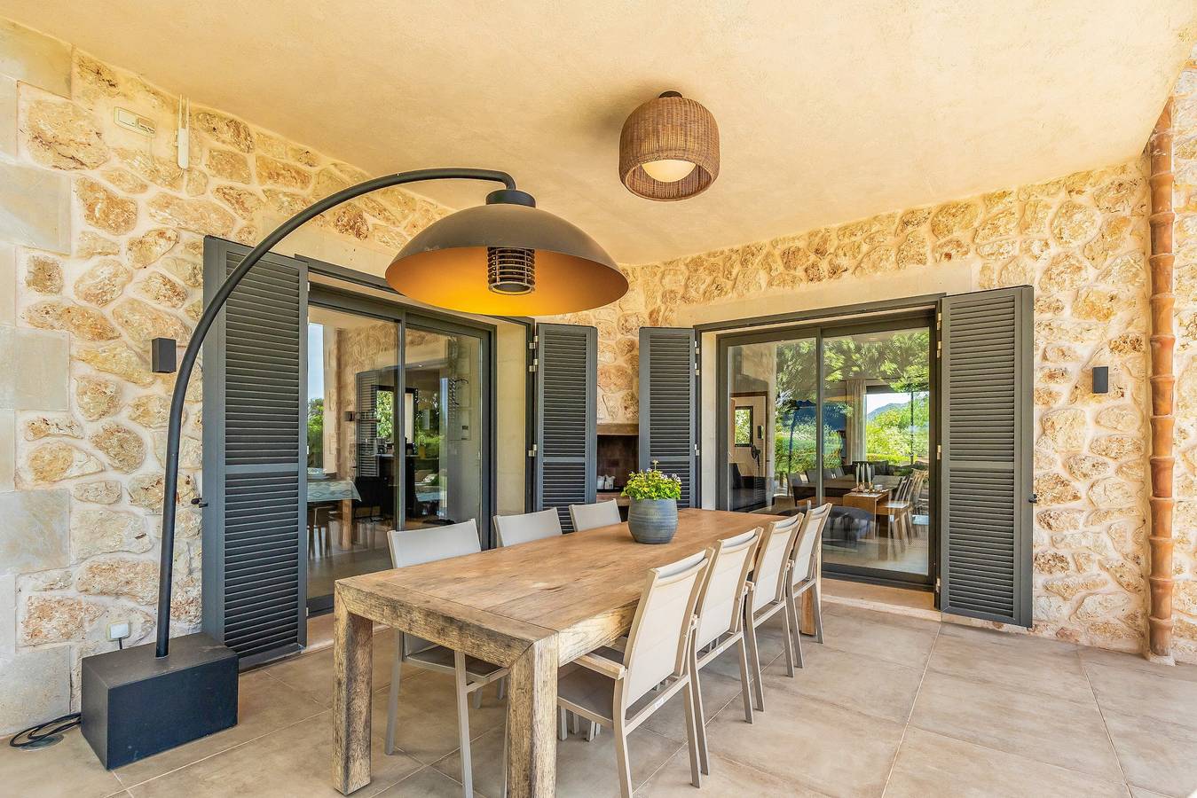 Villa 'Viduleto' mit Bergblick, privatem Pool und Wlan in Felanitx, Mallorca Süden