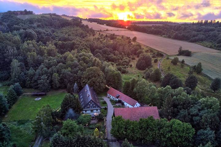 Domek letniskowy dla 22 osób, z jacuzzi i ogród oraz sauna na Dolny Śląsk
