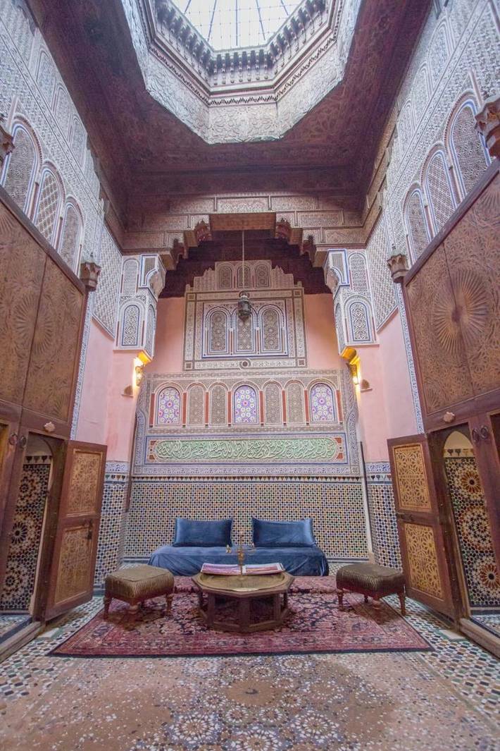 Riad pour 2 personnes, avec piscine ainsi que vue et jardin, animaux acceptés