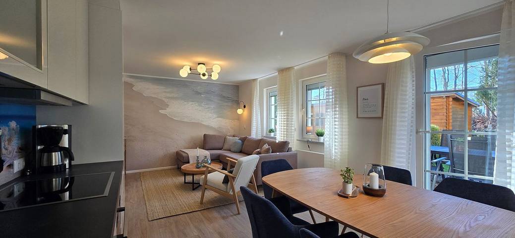 Appartement entier, Moderne strandnahe 3-Zimmer-Ferienwohnung für bis 5 Pers. mit WLAN in Graal-Müritz, Rostock et ses environs