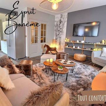 Gîte pour 6 personnes, avec terrasse et jardin à Plouguiel