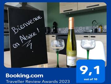 Gîte pour 4 personnes, avec terrasse à Sainte-Croix-aux-Mines