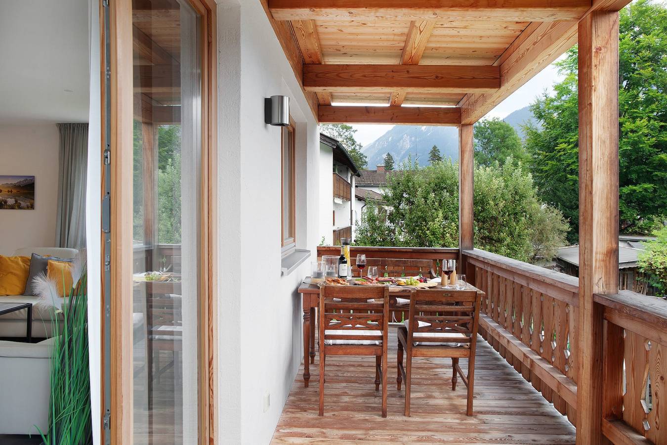 Ganze Wohnung, Ferienwohnung "Falkenstein" mit Bergblick, Balkon, Sauna und Wi-Fi in Garmisch-Partenkirchen, Bayerische Alpen