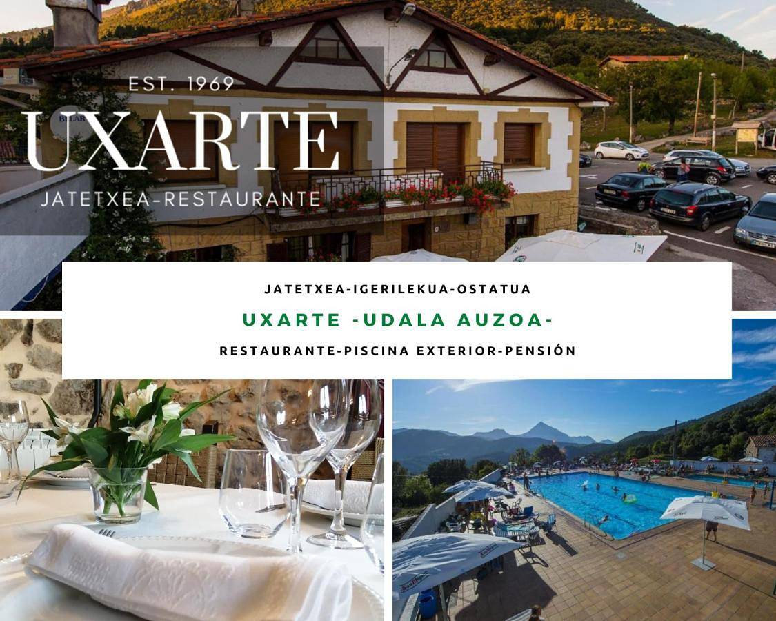 Uxarte -Alojamiento, restaurante y piscinas in Mondragón, Cordillera Cantábrica
