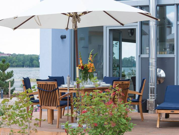 Strandhaus für 6 Personen, mit Seeblick und Sauna sowie Terrasse in Heiligenhafen