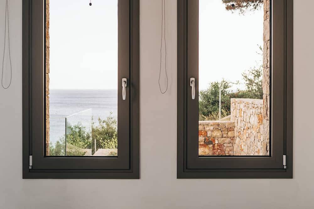 Ocean-front villa, private pool in Alonissos island, Greece. Panoramic sea view. in Alonissos