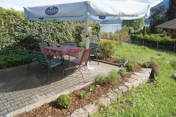 Location de vacances pour 2 personnes, avec vue sur le lac ainsi que jardin et terrasse, animaux acceptés à Sigriswil - 3
