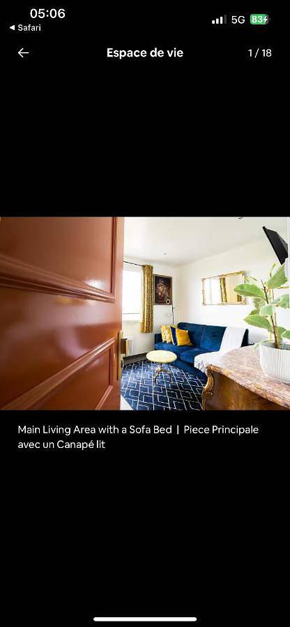 Gîte pour 2 personnes, avec vue à Romainville - 3