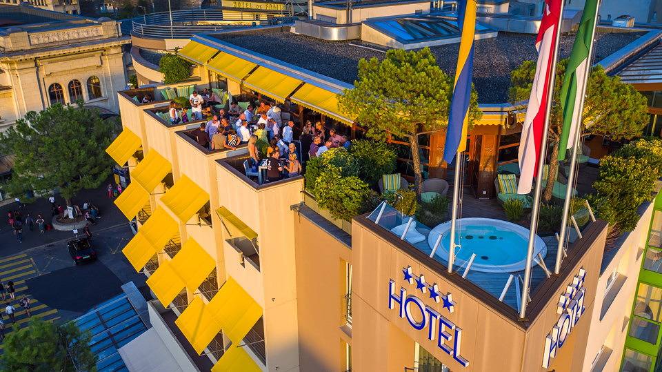 Astra Hotel Vevey - Double Room Xl in Vevey, Lake Geneva